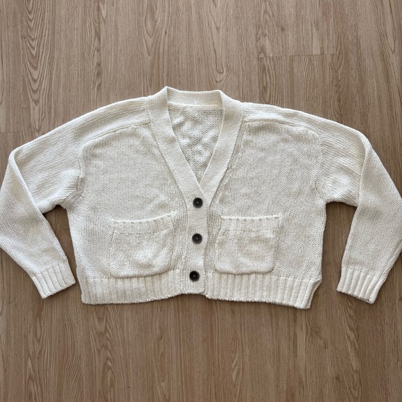 Brochu Walker crochet knot cardigan sweater nwot - Picture 4 of 8